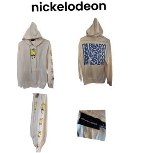 NICKELODEON SPONGE BOB SQUARE PANTS I'M READY HOODIE